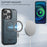 SUTENI H17 For iPhone 13 Pro Max Case Detachable Card Holder Phone Cover Compatible with MagSafe - Blue - 4