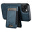 SUTENI H17 For iPhone 14 Plus Case Compatible with MagSafe Detachable Card Holder Phone Shell - Blue - 3