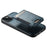 SUTENI H17 For iPhone 14 Plus Case Compatible with MagSafe Detachable Card Holder Phone Shell - Blue - 4