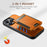 SUTENI H17 For iPhone 14 Pro Case Card Holder Phone Shell Compatible with MagSafe - Khaki - 6
