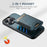 SUTENI H17 For iPhone 15 Pro Case Compatible with MagSafe TPU+PU Phone Shell - Blue - 6
