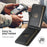 SUTENI H17 For iPhone 14 Pro Max Case Compatible with MagSafe Detachable Card Holder Phone Case - Black - 7