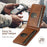 SUTENI H17 For iPhone 13 Pro Case Compatible with MagSafe Card Holder Phone Cover - Brown - 7