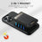 SUTENI H17 For iPhone 14 Pro Max Magnetic Case Litchi Texture Detachable Card Slot Protective Shell - Black - 3