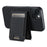 SUTENI H17 Magnetic Case for iPhone 15 Plus Shell Anti-fall Leather Card Holder Phone Cover - Black - 3