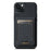 SUTENI H17 Leather Case for iPhone 15 Shell Shockproof Litchi Texture Magnetic Phone Cover - Black - 2