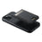 SUTENI H17 Leather Case for iPhone 15 Shell Shockproof Litchi Texture Magnetic Phone Cover - Black - 4