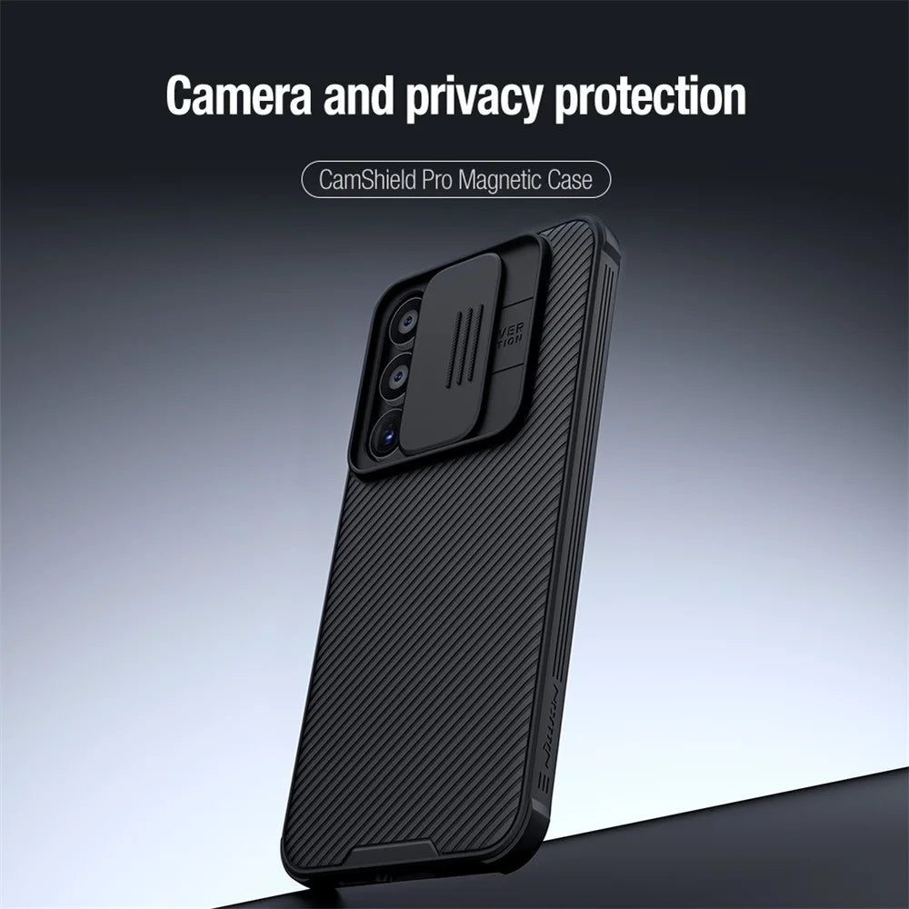 NILLKIN CamShield Pro for Samsung Galaxy A55 5G Magnetic Phone Case with Slide Camera Cover - 6