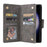 For Samsung Galaxy S24+ Case Zipper Pocket Folio PU Leather Wallet Phone Cover - Grey - 2
