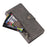 For Samsung Galaxy S24+ Case Zipper Pocket Folio PU Leather Wallet Phone Cover - Grey - 5