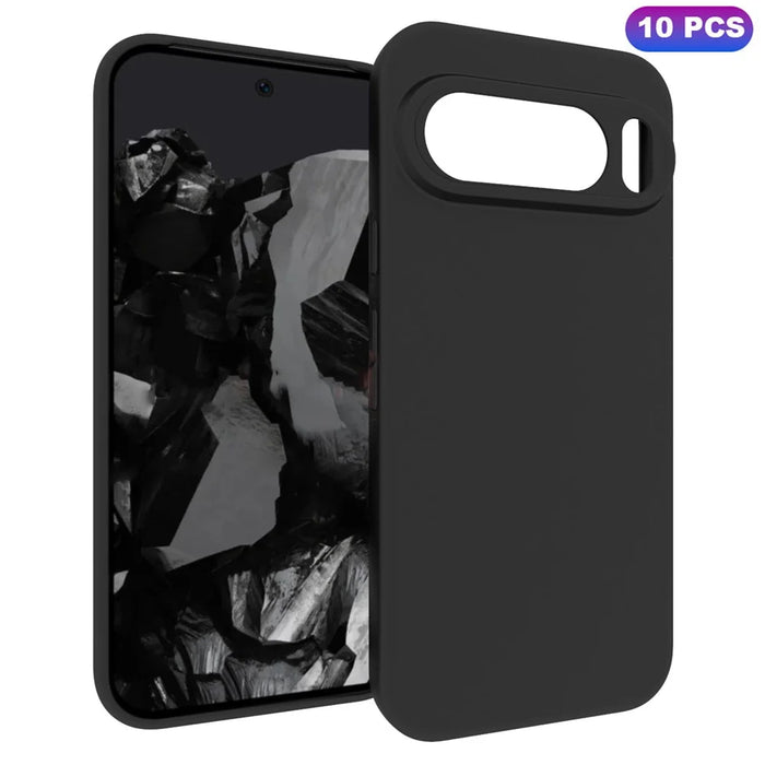 10Pcs  /  Pack for Google Pixel 9 Pro / Pixel 9 Case Double-Sided Matte TPU Shockproof Shell - 1