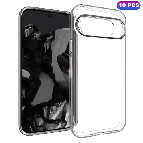 10Pcs / Pack For Google Pixel 9 Pro / Pixel 9 Case Soft TPU Shockproof Phone Cover Inner Watermark-Free - 1