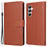 For Samsung Galaxy A05s 4G Case Leather Wallet Phone Cover Full Protection - Brown - 1