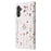For Samsung Galaxy A55 5G Leather Case Lacquered Phone Cover with RFID Blocking Card Slots - Small Flower - 6