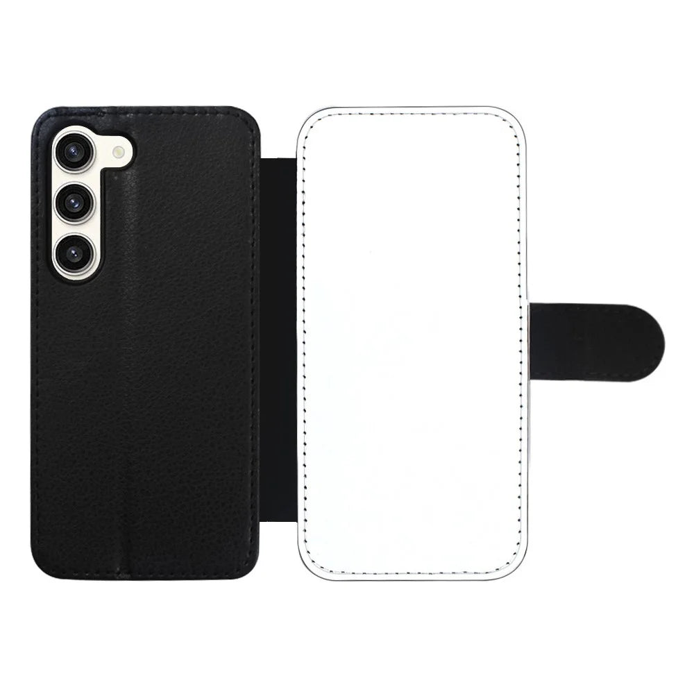 For Samsung Galaxy S23+ Sublimation Blank Case PU Leather Card Holder Phone Cover - 1