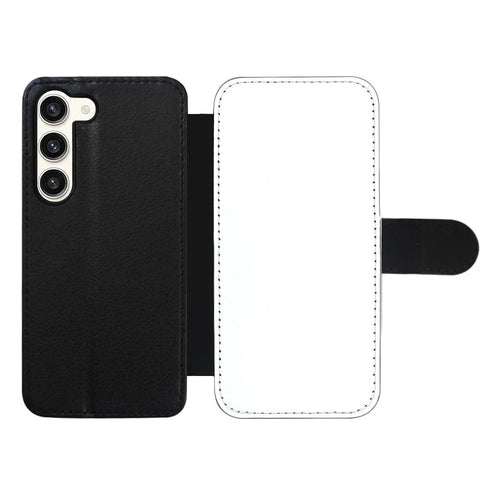 For Samsung Galaxy S23+ Sublimation Blank Case PU Leather Card Holder Phone Cover - 1