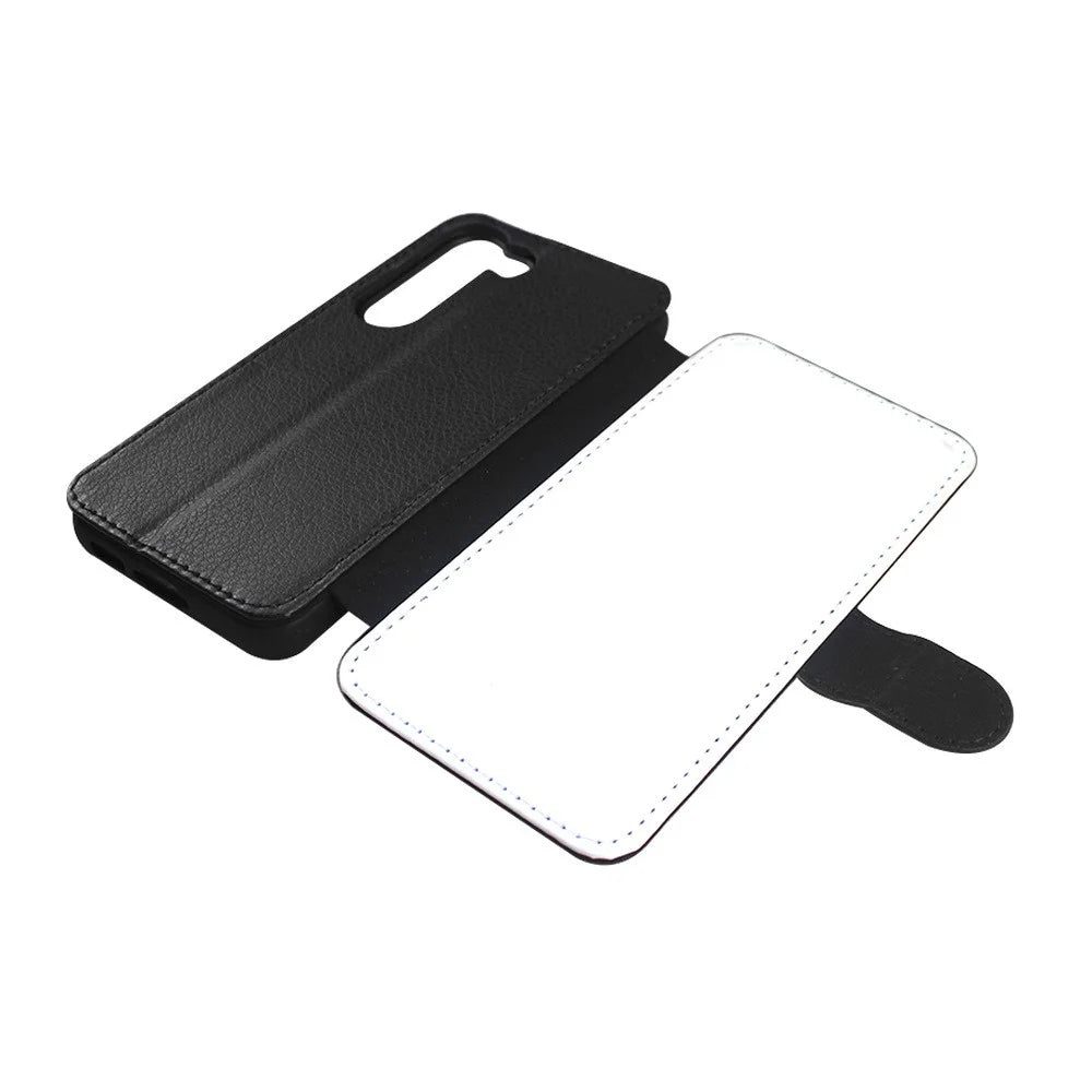 For Samsung Galaxy S23+ Sublimation Blank Case PU Leather Card Holder Phone Cover - 5