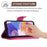 For Samsung Galaxy A33 5G Leather Case Phone Stand Cover with 7 Card Slots and Hand Strap - Rose - 2