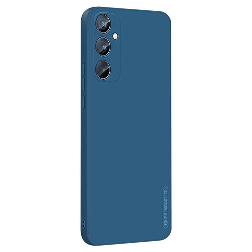 PINWUYO JK Touching Series For Samsung Galaxy A35 5G Phone Case Shockproof Soft TPU Back Cover - Navy Blue - 1