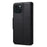 DENIOR For iPhone 15 Wallet Case Cowhide Texture PU Leather Phone Cover with Folding Stand - Black - 3