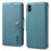 DENIOR For iPhone XS Max Case Wallet Stand Leather Phone Cover Protector - Blue - 1