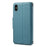 DENIOR For iPhone XS Max Case Wallet Stand Leather Phone Cover Protector - Blue - 3