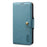 DENIOR For iPhone XS Max Case Wallet Stand Leather Phone Cover Protector - Blue - 5