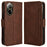 For Realme C67 4G / 12 Lite 4G Case PU Leather Multiple Card Slots Wallet Phone Cover - Brown - 1