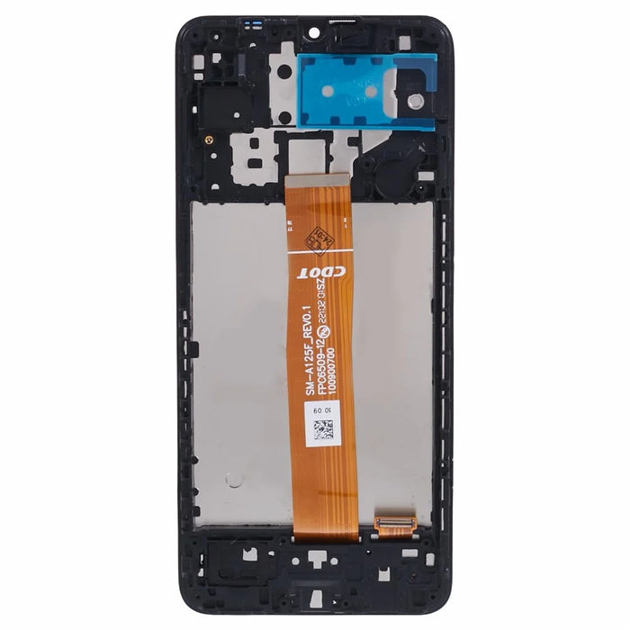 For Samsung Galaxy A12 A125 Grade C LCD Screen and Digitizer Assembly + Frame (In-Cell Technology) (without Logo) - 2