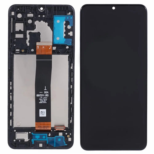 For Samsung Galaxy A32 5G A326B Grade C LCD Screen and Digitizer Assembly + Frame Replacement Part (without Logo) - 1