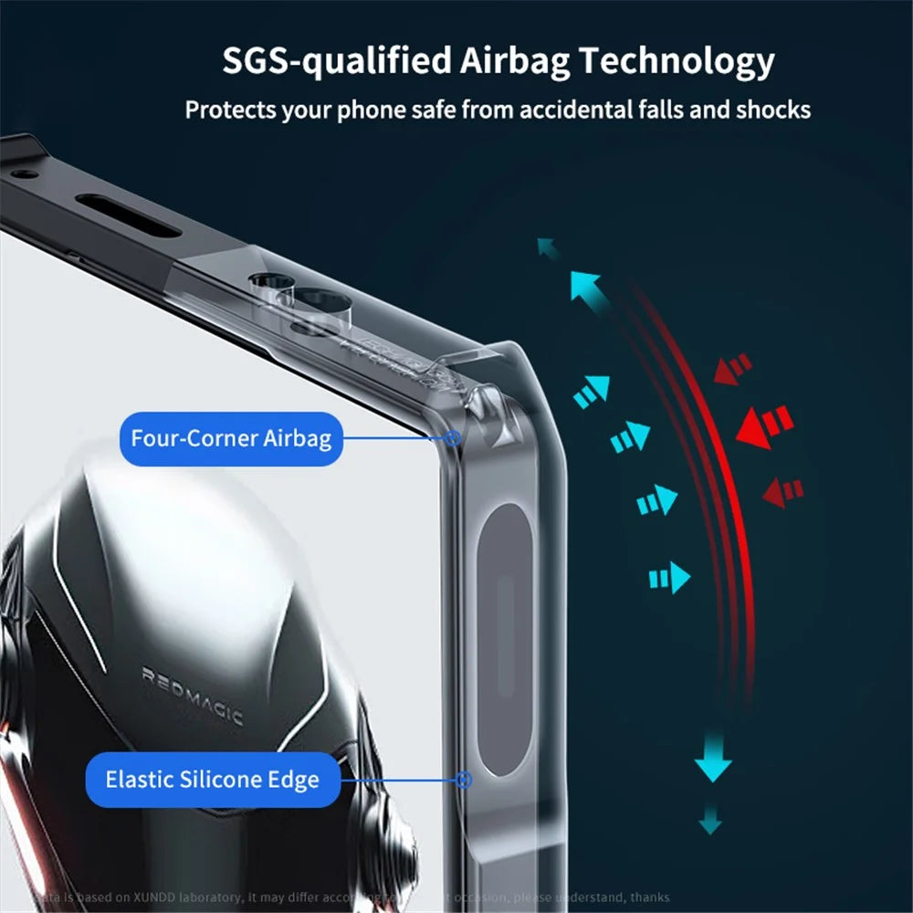 XUNDD Case for ZTE nubia Red Magic 9 Pro 5G / 9 Pro+ 5G Hybrid TPU+Acrylic Phone Cover - 3
