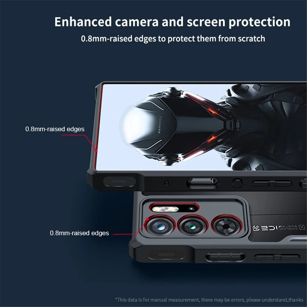 XUNDD Case for ZTE nubia Red Magic 9 Pro 5G / 9 Pro+ 5G Hybrid TPU+Acrylic Phone Cover - 4