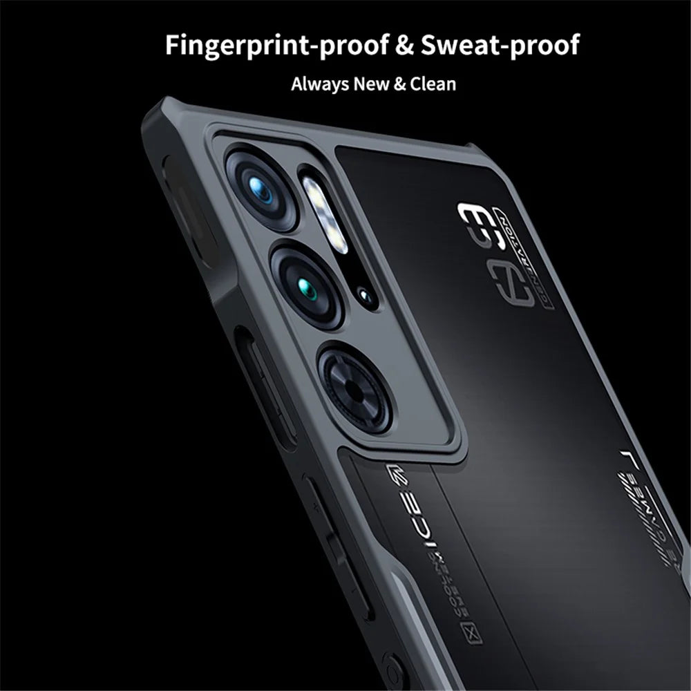 XUNDD Case for ZTE nubia Red Magic 9 Pro 5G / 9 Pro+ 5G Hybrid TPU+Acrylic Phone Cover - 6