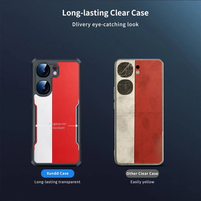 XUNDD For vivo iQOO Neo9 Pro 5G Case TPU+Acrylic Drop-Proof Shockproof Phone Cover - 6