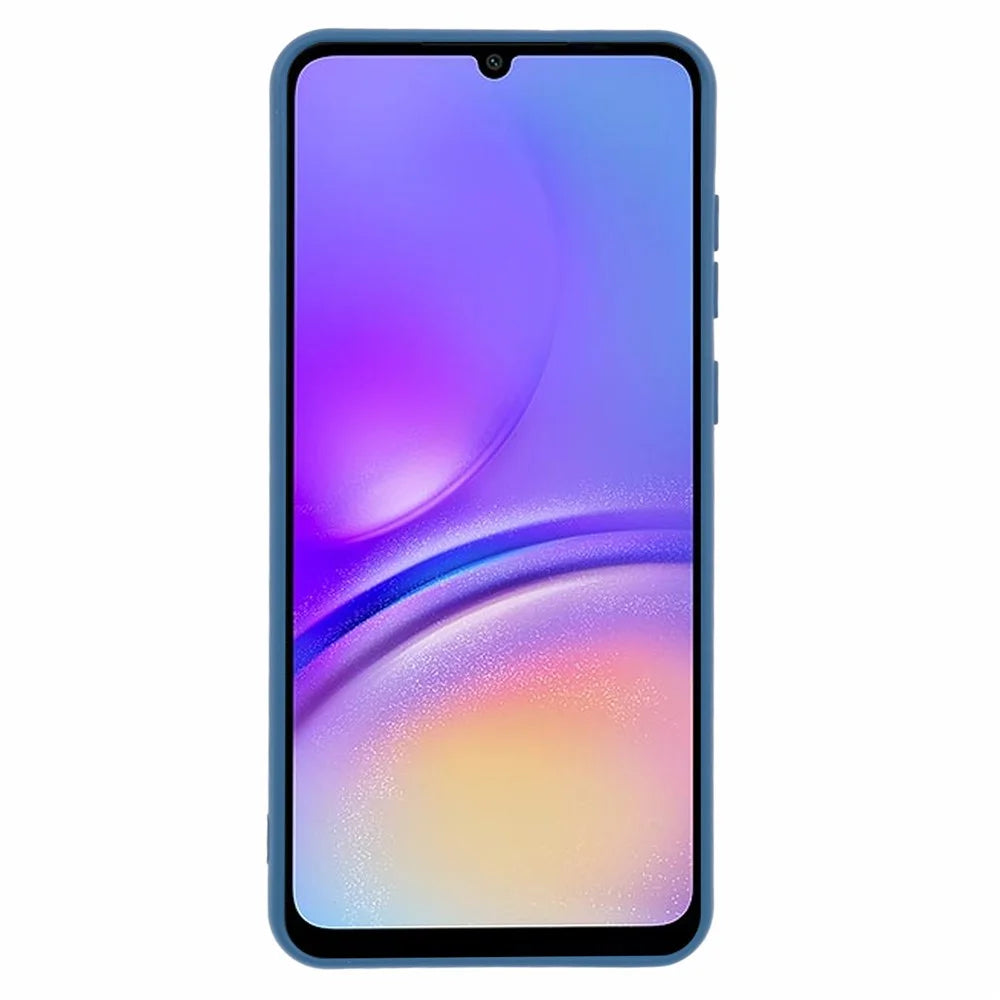 For Samsung Galaxy A05 4G Cover 2.0mm Solid Color Flexible TPU Shockproof Cell Phone Case - Blue - 2