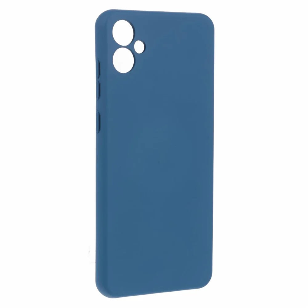 For Samsung Galaxy A05 4G Cover 2.0mm Solid Color Flexible TPU Shockproof Cell Phone Case - Blue - 3