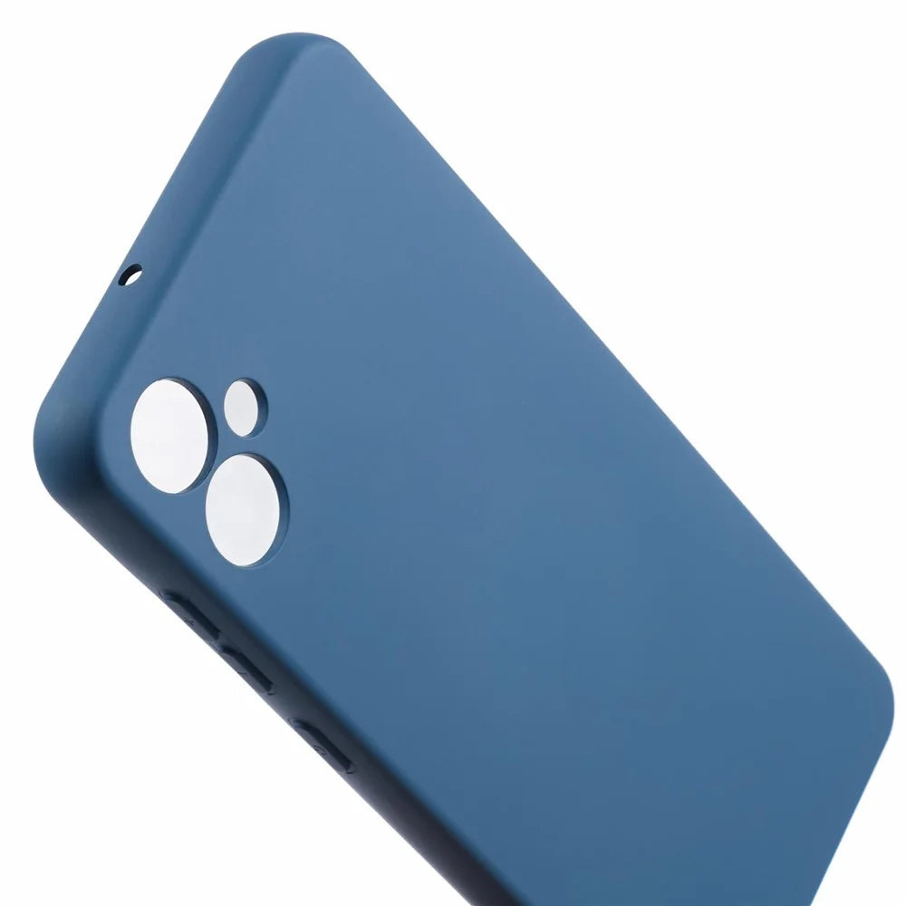 For Samsung Galaxy A05 4G Cover 2.0mm Solid Color Flexible TPU Shockproof Cell Phone Case - Blue - 6