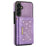 For Samsung Galaxy A14 5G / 4G Case RFID Blocking Wallet Leather Coated TPU Phone Cover - Purple - 6