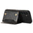 For Samsung Galaxy S23 Case Leather+TPU Kickstand Cover with Lanyard RFID Blocking Wallet - Black - 5