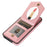 For Samsung Galaxy A14 5G / 4G Cover TPU Leather Phone Case RFID Blocking Hidden Mirror - Rose Gold - 5
