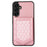 For Samsung Galaxy A14 5G / 4G Cover TPU Leather Phone Case RFID Blocking Hidden Mirror - Rose Gold - 6