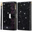 For Samsung Galaxy A05s 4G Leather Case Glittery Phone Cover with Zipper Wallet - Black - 1