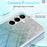 For Samsung Galaxy S24+ Cell Phone Case PC+TPU Shockproof Gradient Feather Cover - Blue - 5