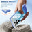 For Samsung Galaxy S24 Ultra Cell Phone Case Gradient Feather PC+TPU Shell - Blue - 6