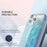 For iPhone 14 Pro Max Case PC+TPU Full Body Shockproof Gradient Feather Phone Cover - Blue - 7