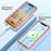 For iPhone 11 Case Compatible with MagSafe PC + TPU Clear Phone Cover with PET Screen Film - Pink - 2