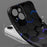 For iPhone 14 Case Hard PC+Soft Silicone Phone Cover with Honeycomb Pattern - Black - 3