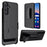 For Samsung Galaxy S24+ Case PC+TPU Sliding Screen Cover Kickstand Phone Shell with Clip - 1