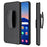 For Samsung Galaxy S24+ Case PC+TPU Sliding Screen Cover Kickstand Phone Shell with Clip - 2