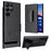 For Samsung Galaxy S24 Ultra Kickstand Case PC+TPU Sliding Screen Cover Phone Case with Clip - 1